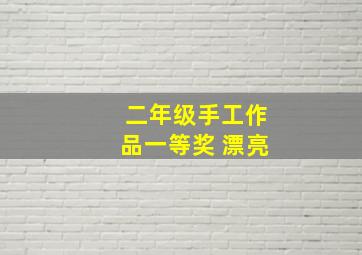 二年级手工作品一等奖 漂亮